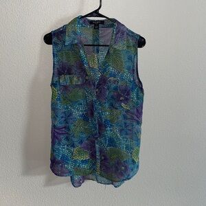 Nine West stain glass tank top